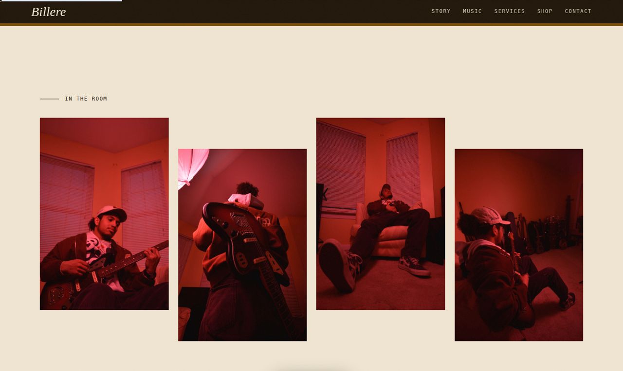 Billere's photo gallery section